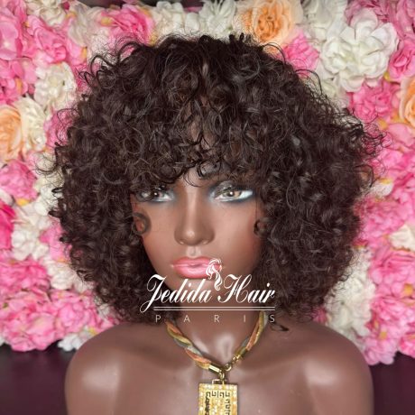 Deep curly HD Lace Wig 10 pouces