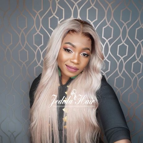 Grey 13x4 HD Lace Wig 26 pouces